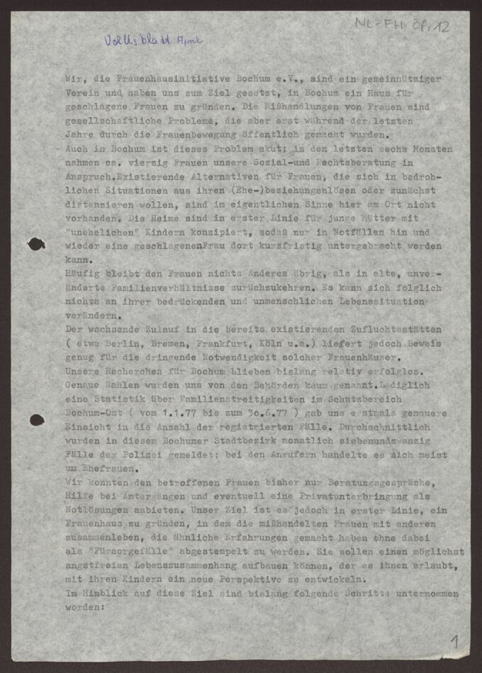 "Volksblatt April"