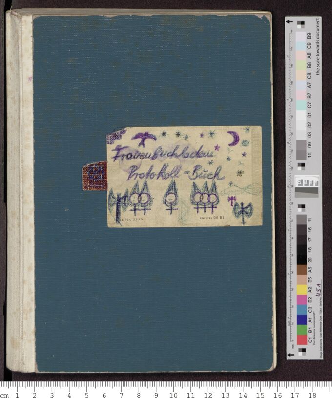 Frauenbuchladen Protokoll-Buch