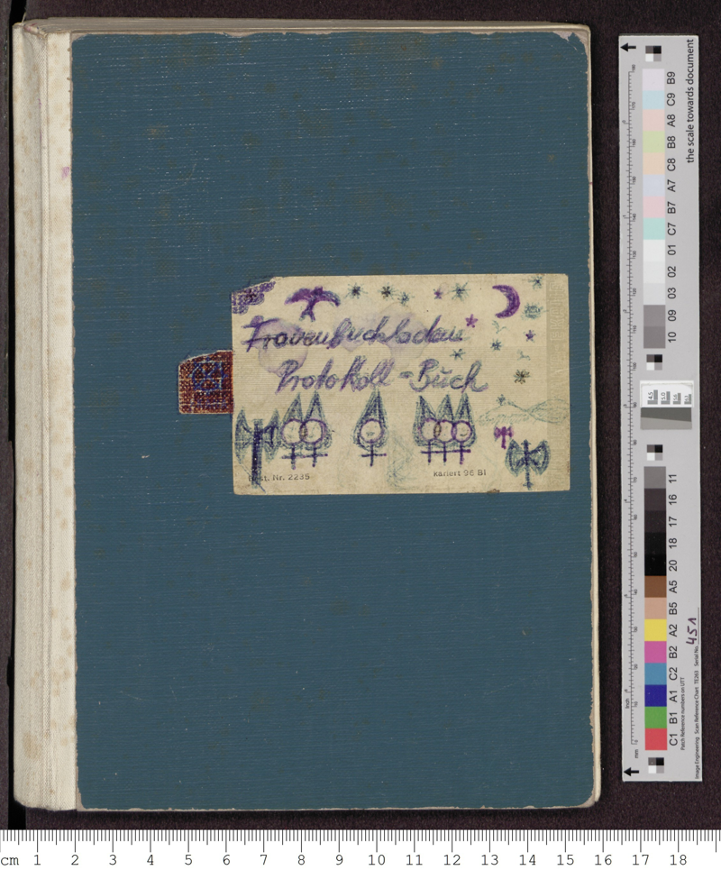 Frauenbuchladen Protokoll-Buch