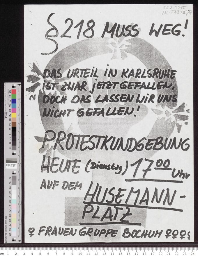 "§ 218 muß weg!"