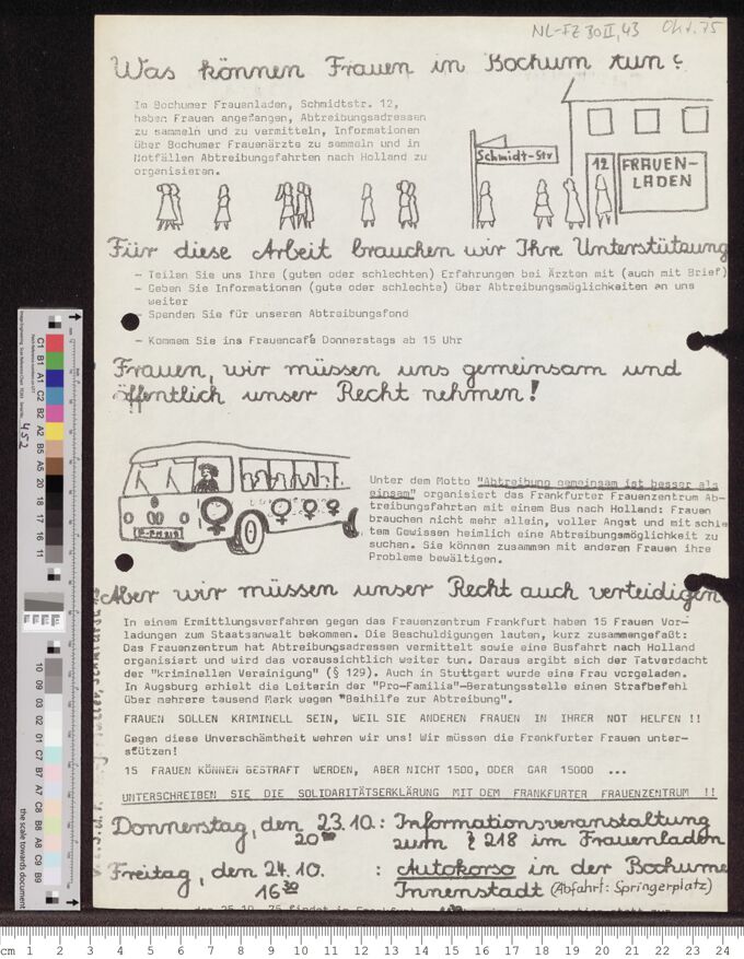 Was können Frauen in Bochum tun?