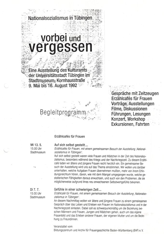 Endlich habe ich einen Platz für meine Erinnerungen gefunden
