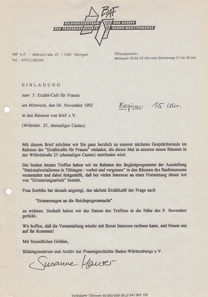 Endlich habe ich einen Platz für meine Erinnerungen gefunden