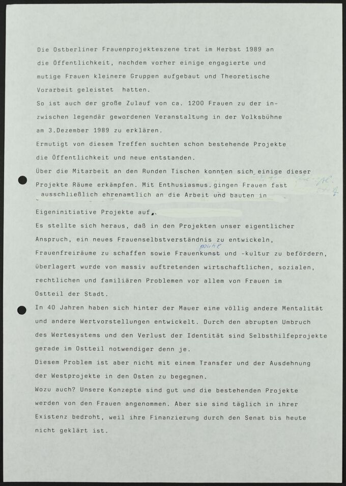 Plenum Ostberliner Frauenprojekte (POP)