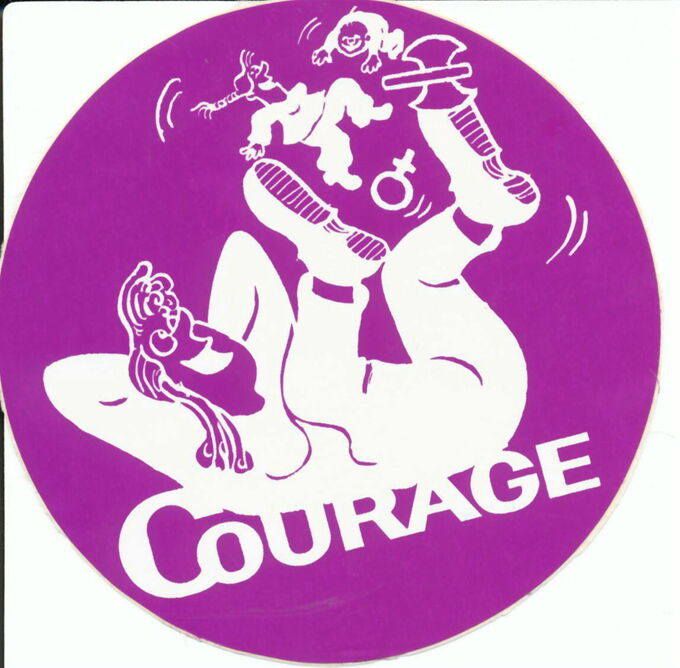 Eigenwerbung Courage / Seite 1