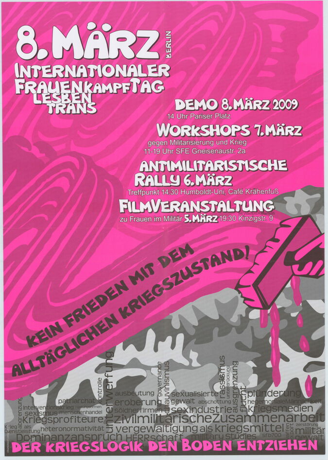 8. März Internationaler Frauenkampftag Lesben Trans / Seite 1