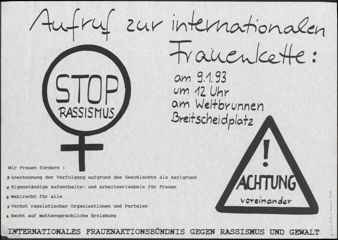 STOP Rassismus / Seite 1