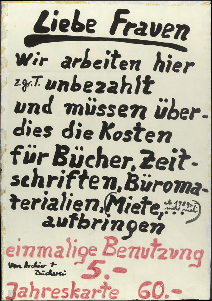 Liebe Frauen / Seite 1