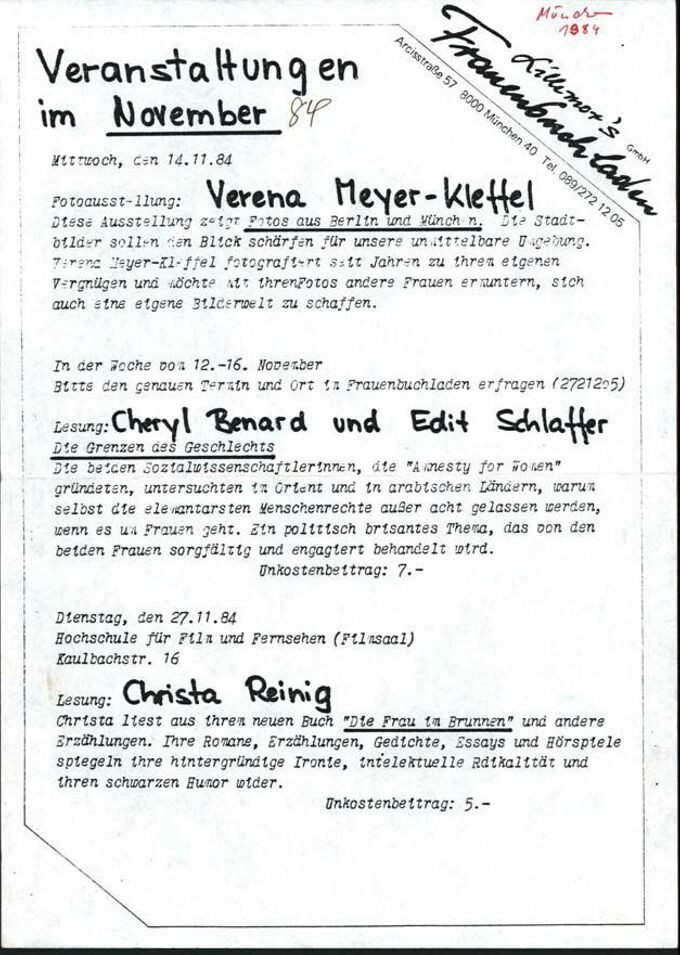 Lillemor's Frauenbuchladen / Seite 1