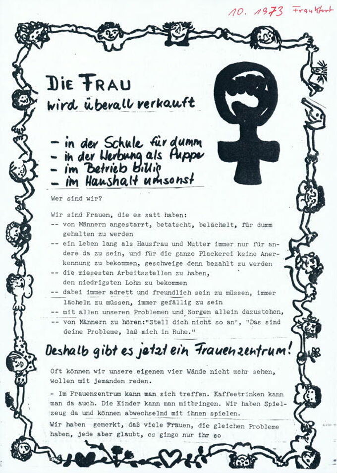 Die Frau wird überall verkauft / Seite 1
