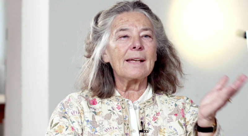 Porträtaufnahme von Silvia Kontos (Oral Herstory Projekt)