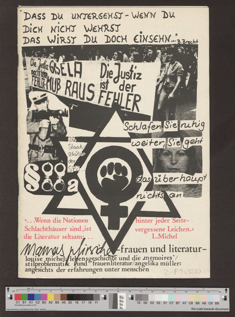 Louise Michel: Lebensgeschichte und die 'Memoires' / Stilproblematik und Frauenliteratur / Angelika Müller: angesichts der Erfahrungen unter Menschen
