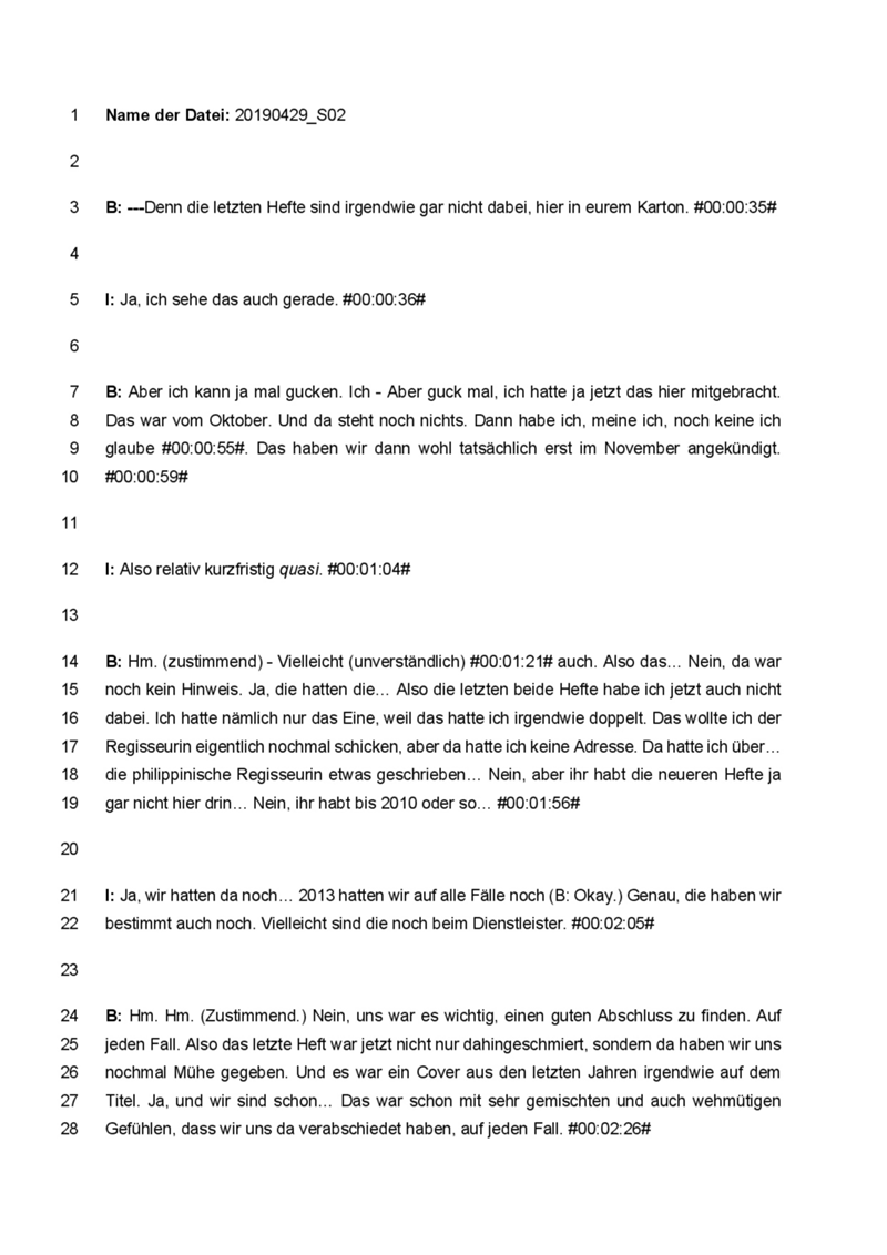 Interview mit S.