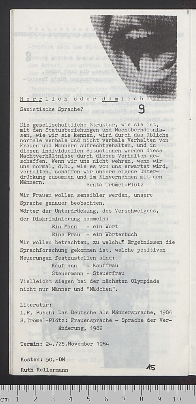 Frauenbildungszentrum DENKtRÄUME / Seite 2