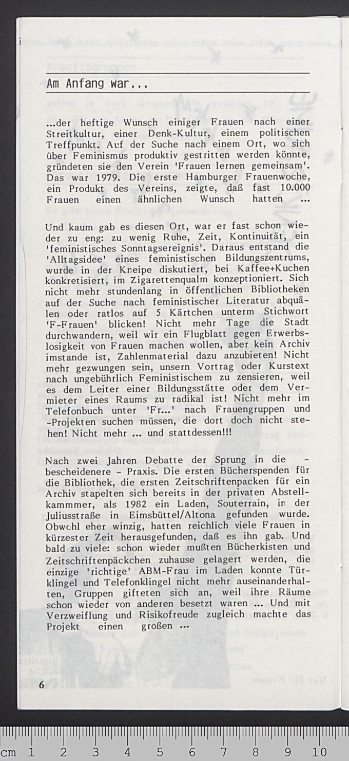 Frauenbildungszentrum DENKtRÄUME / Seite 4