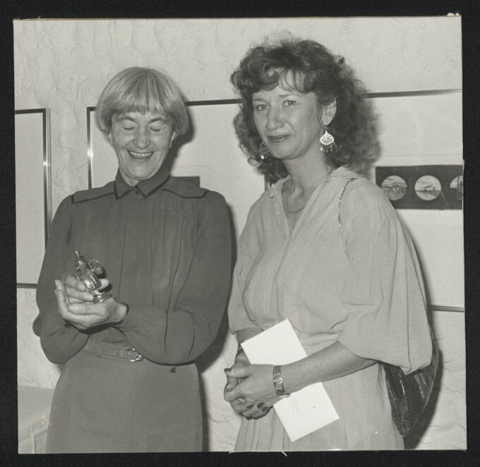 Zitronenjettegewinnerinnen 1985 und 1986, Paula Fietzke und Hannelore-Maria Avci