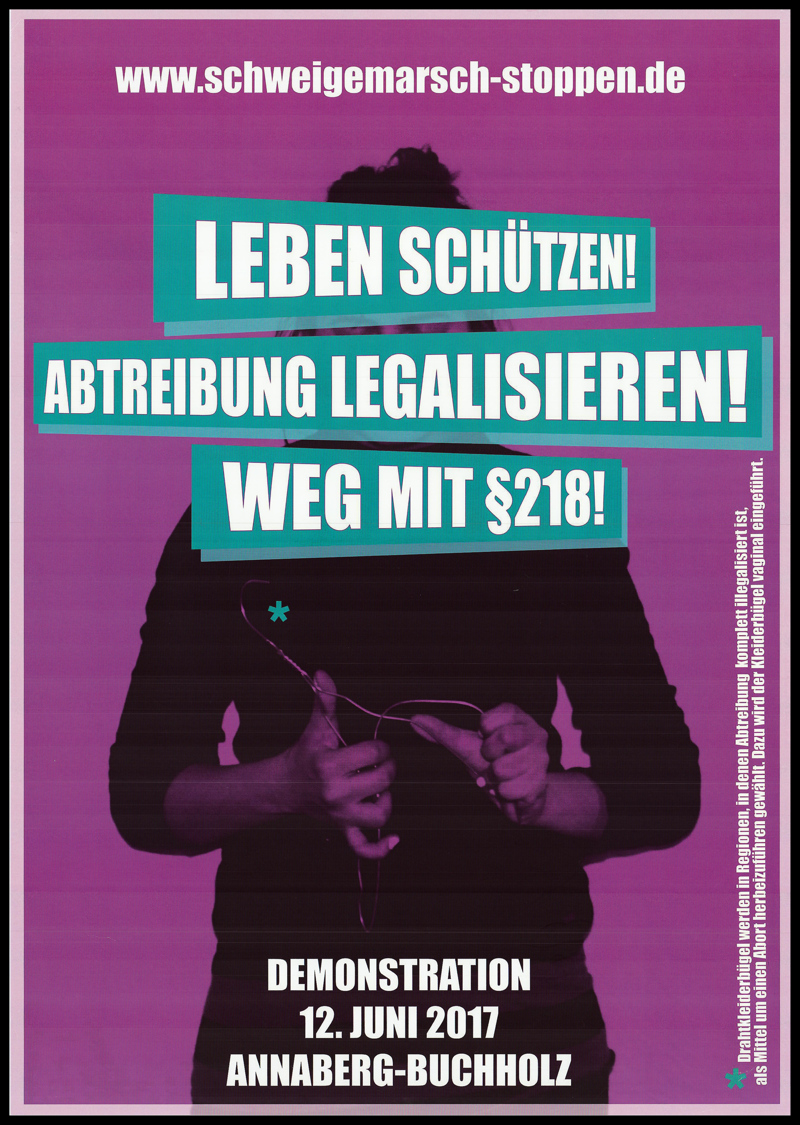 Queer-/Feministisches Archiv : Pro Choice Sachsen Materialien
