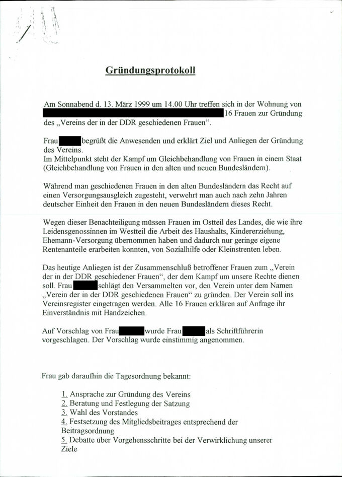 Verein der in der DDR geschiedenen Frauen e.V.