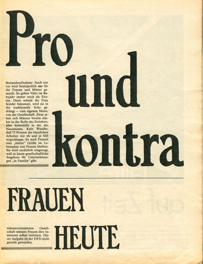 Für Dich - Zeitschriftenartikel 1989 - 1990 / Seite 2
