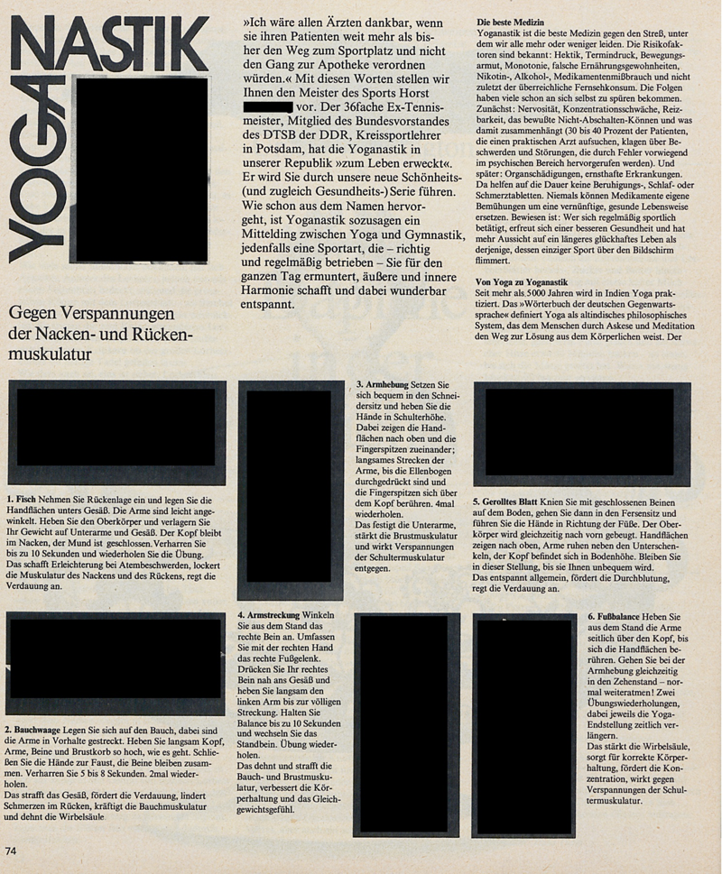 Sibylle - Zeitschriftenartikel 1970 - 1979