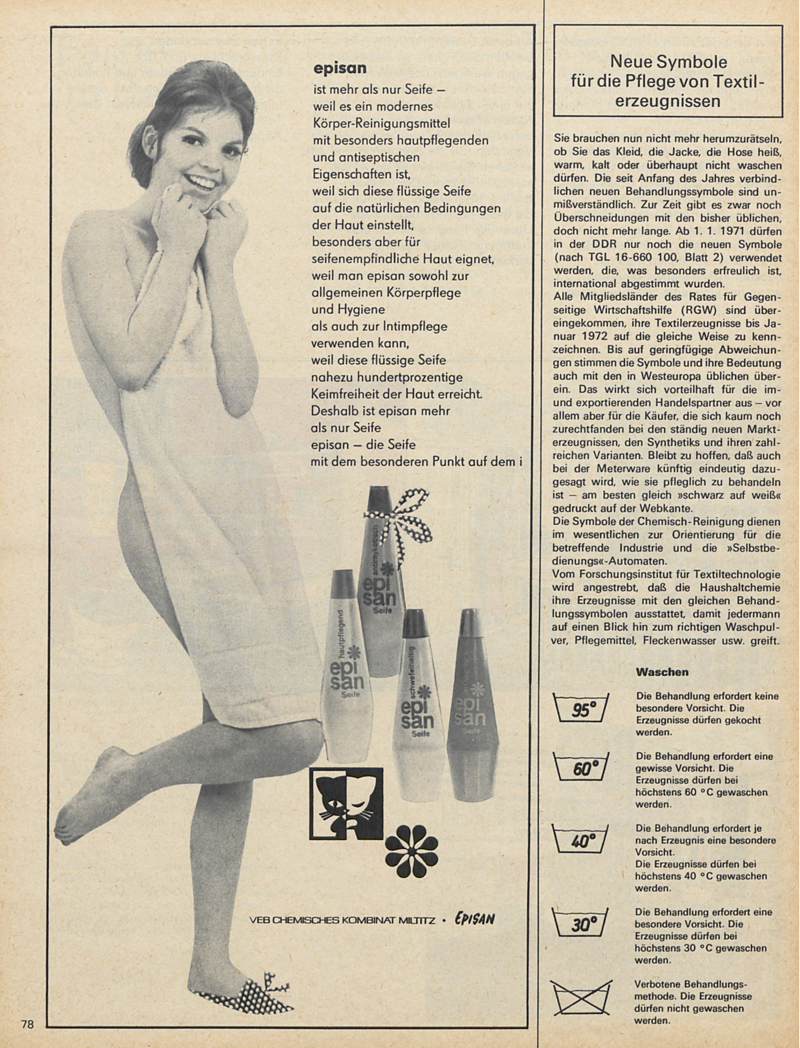 Sibylle - Zeitschriftenartikel 1970 - 1979