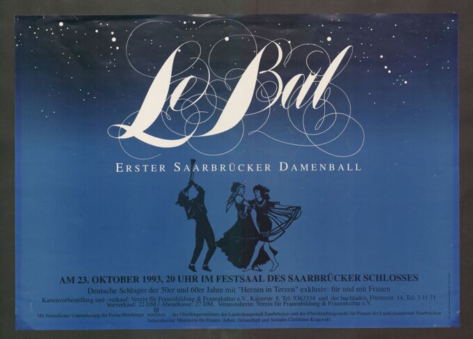 Le Bal : Erster Saarbrücker Damenball / Seite 1