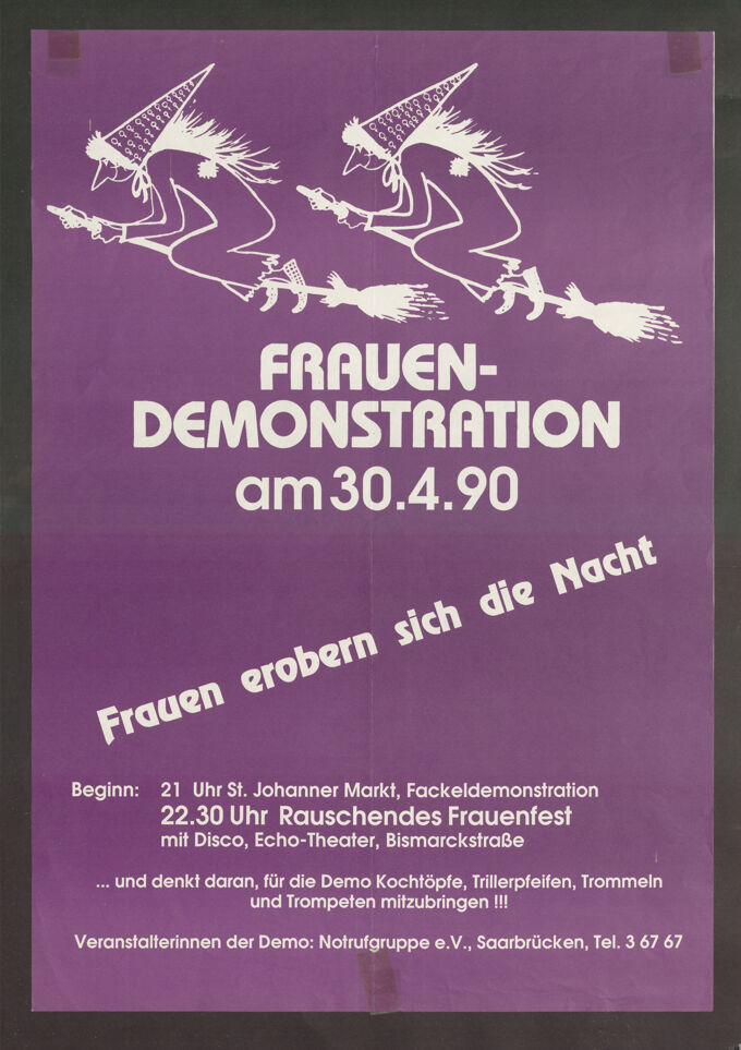 Frauendemonstration : Frauen erobern sich die Nacht / Seite 1