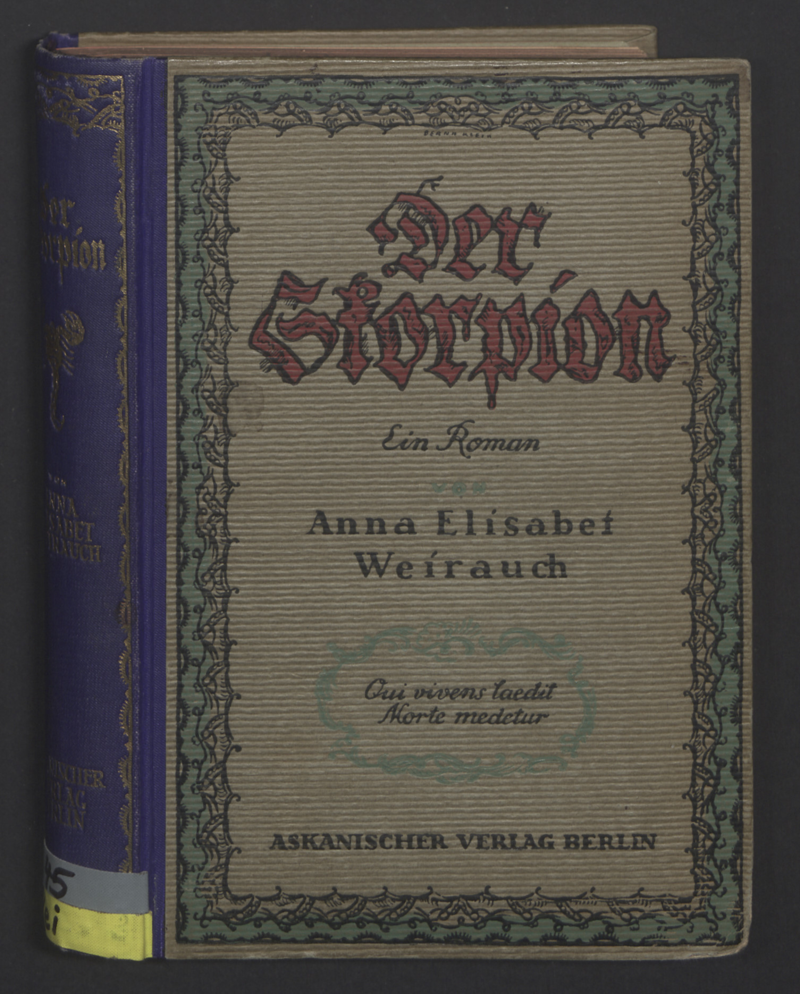 Der Skorpion : Erster Band